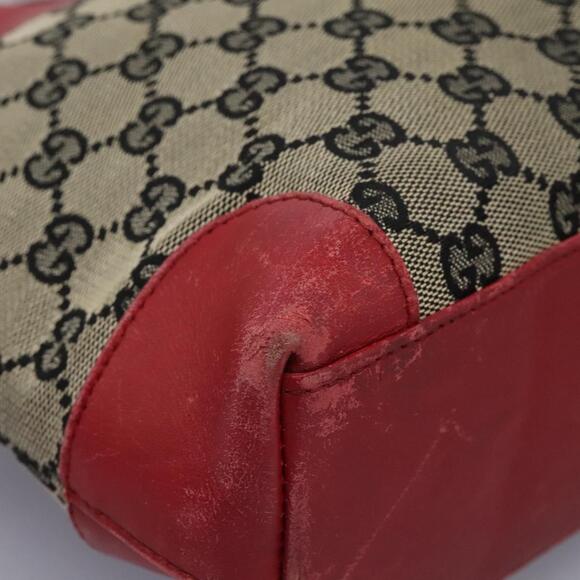 GUCCI GG Supreme Tote Bag Beige Red Gold 002 119 - Picture 9 of 16